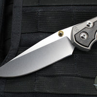 Chris Reeve Large Sebenza 31- Drop Point- Bog Oak Wood Inlay L31-1100 in CPM-MAGNACUT V2