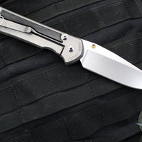 Chris Reeve Large Sebenza 31- Drop Point- Bog Oak Wood Inlay L31-1100 in CPM-MAGNACUT V2