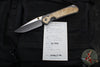 Chris Reeve Large Sebenza 31- Drop Point- Box Elder Wood Inlay- Magnacut Steel Blade L31-1108 v2