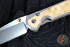 Chris Reeve Large Sebenza 31- Drop Point- Box Elder Wood Inlay- Magnacut Steel Blade L31-1108 v1