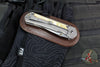 Chris Reeve Large Sebenza 31- Drop Point- Box Elder Wood Inlay- Magnacut Steel Blade L31-1108 v1