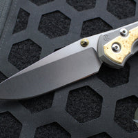 Chris Reeve Large Sebenza 31- Drop Point- Box Elder Wood Inlay- Magnacut Steel Blade L31-1108 v1