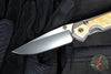 Chris Reeve Large Sebenza 31- Drop Point- Box Elder Wood Inlay- Magnacut Steel Blade L31-1108 v2