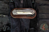 Chris Reeve Large Sebenza 31- Drop Point- Box Elder Wood Inlay- Stonewash Magnacut Blade L31-1108 V2