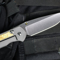 Chris Reeve Large Sebenza 31- Drop Point- Box Elder Wood Inlay- Magnacut Steel Blade L31-1108 v2