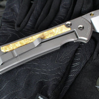 Chris Reeve Large Sebenza 31- Drop Point- Box Elder Wood Inlay- Magnacut Steel Blade L31-1108 v2