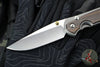 Chris Reeve Large Sebenza 31- Drop Point- Macassar Ebony Wood Inlay- L31-1116 IN CPM-MAGNACUT