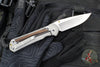 Chris Reeve Large Sebenza 31- Drop Point- Macassar Ebony Wood Inlay- L31-1116 IN CPM-MAGNACUT