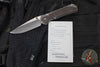 Chris Reeve Large Sebenza 31- Drop Point- Macassar Ebony Wood Inlay- L31-1116 IN CPM-MAGNACUT