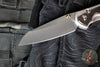 Chris Reeve Large Sebenza 31- Insingo Edge- Glass Blasted- Bog Oak Wood Inlay- Stonewash Magnacut Blade L31-1124 v2