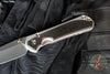 Chris Reeve Large Sebenza 31- Insingo Edge- Glass Blasted- Bog Oak Wood Inlay- Stonewash Magnacut Blade L31-1124 v2