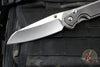 Chris Reeve Large Sebenza 31- Insingo Edge- Glass Blasted- Bog Oak Wood Inlay- Stonewash Magnacut Blade L31-1124 v2