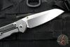 Chris Reeve Large Sebenza 31- Insingo Edge- Glass Blasted- Bog Oak Wood Inlay- Stonewash Magnacut Blade L31-1124 v2