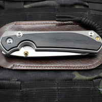 Chris Reeve Large Sebenza 31- Insingo Edge- Glass Blasted- Bog Oak Wood Inlay- Stonewash Magnacut Blade L31-1124 v2