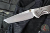 Chris Reeve Large Sebenza 31- Tanto Edge- Glass Blasted Titanium- Bog Oak Wood Inlay- Magnacut Steel Blade L31-1130 V2