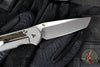 Chris Reeve Large Sebenza 31- Tanto Edge- Glass Blasted Titanium- Bog Oak Wood Inlay- Magnacut Steel Blade L31-1130 V2