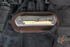 Chris Reeve Large Sebenza 31- Tanto Edge- Box Elder Wood Inlay- Magnacut Steel Blade L31-1132