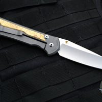 Chris Reeve Large Sebenza 31- Tanto Edge- Box Elder Wood Inlay- Magnacut Steel Blade L31-1132 V2