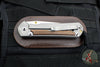 Chris Reeve Large Sebenza 31- Tanto Edge- Macassar Ebony Wood Inlay- Magnacut Steel Blade L31-1134
