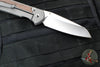 Chris Reeve Large Sebenza 31- Insingo- Glass Blasted Finished Titanium- Natural Micarta Inlay L31-1226 in CPM Magnacut