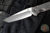 Chris Reeve Large Sebenza 31- Tanto Edge- Black Micarta Inlay- Plain Edge Blade L31-1228 in CPM MAGNACUT