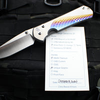 Chris Reeve Large Sebenza 31- Unique Graphic- Drop Point- Magnacut L31-1400 V12