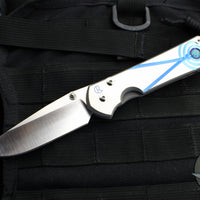 Chris Reeve Large Sebenza 31- Drop Point- Unique Graphic- Triple Mosaic Opal L31-1408-1192