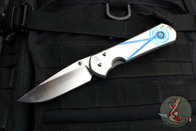 Chris Reeve Large Sebenza 31- Drop Point- Unique Graphic- Triple Mosaic Opal L31-1408-1192