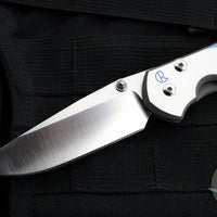 Chris Reeve Large Sebenza 31- Drop Point- Unique Graphic- Triple Mosaic Opal L31-1408-1192