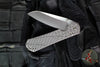 Chris Reeve Large Sebenza 31 Insingo- Glass Blasted Finished Titanium- Forever Flag Graphic-Stonewash Magnacut Blade L31-1508
