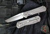 Chris Reeve Large Sebenza 31 Tanto- Forever Flag Graphic- Glass Blasted Finished Titanium- Stonewash Magnacut Blade L31-1510
