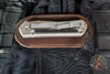 Chris Reeve Large Sebenza 31- Polished Titanium Handle- Polished Drop Point- Bog Oak Wood Inlay- L31-1620 IN CPM-MAGNACUT v7