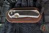 Chris Reeve Large Sebenza 31- Polished Titanium Handle- Polished Drop Point- Bog Oak Wood Inlay- L31-1620 IN CPM-MAGNACUT v7