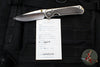 Chris Reeve Large Sebenza 31- Polished Titanium Handle- Polished Drop Point- Bog Oak Wood Inlay- L31-1620 IN CPM-MAGNACUT