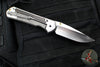 Chris Reeve Large Sebenza 31- Polished Titanium Handle- Polished Drop Point- Bog Oak Wood Inlay- L31-1620 IN CPM-MAGNACUT