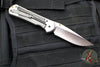 Chris Reeve Large Sebenza 31- Polished Titanium Handle- Polished Drop Point- Bog Oak Wood Inlay- L31-1620 IN CPM-MAGNACUT v2