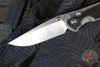 Chris Reeve Large Sebenza 31- Polished Titanium Handle- Polished Drop Point- Bog Oak Wood Inlay- L31-1620 IN CPM-MAGNACUT v5