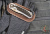 Chris Reeve Large Sebenza 31- Polished Titanium Handle- Polished Drop Point- Bog Oak Wood Inlay- L31-1620 IN CPM-MAGNACUT v5
