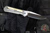 Chris Reeve Large Sebenza 31- Polished Titanium Handle- Polished Drop Point- Box Elder Wood Inlay- L31-1628 IN CPM-MAGNACUT v6