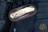 Chris Reeve Large Sebenza 31- Polished Titanium Handle- Polished Drop Point- Box Elder Wood Inlay- L31-1628 IN CPM-MAGNACUT v6