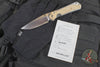 Chris Reeve Large Sebenza 31- Polished Titanium Handle- Polished Drop Point- Box Elder Wood Inlay- L31-1628 IN CPM-MAGNACUT v5