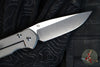 Chris Reeve Large Sebenza 31- Drop Point- Forever Flag Graphic- Glass Blasted Finished Titanium Handle- Stonewash Magnacut Blade- Silver Hardware L31-1690