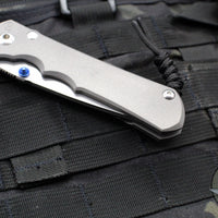 Chris Reeve Large Inkosi- Drop Point- Plain Titanium Handle- Magnacut Steel Blade LIN-1000 Magnacut