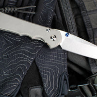 Chris Reeve Large Inkosi- LEFT HANDED- Tanto Edge- Plain- Magnacut Steel Blade LIN-1043