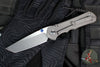 Chris Reeve Large Inkosi- LEFT HANDED- Tanto Edge- Plain- Magnacut Steel Blade LIN-1043