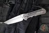 Chris Reeve- Large Inkosi- LEFT HANDED- Tanto Edge- Black Micarta Inlays- Stonewash Magnacut Blade LIN-1045