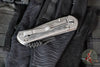 Chris Reeve- Large Inkosi- LEFT HANDED- Tanto Edge- Black Micarta Inlays- Stonewash Magnacut Blade LIN-1045