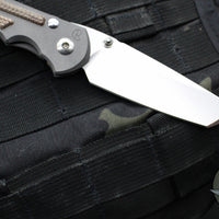 Chris Reeve Large Inkosi- LEFT HANDED- Natural Micarta Inlays- Tanto Edge LIN-1047