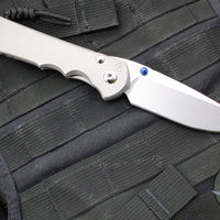 Chris Reeve- Large Inkosi- LEFT HANDED- Drop Point- Glass Blasted Titanium Handle-  Magnacut Steel Blade LIN-1109