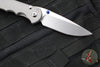 Chris Reeve- Large Inkosi- LEFT HANDED- Drop Point- Glass Blasted Titanium Handle-  Magnacut Steel Blade LIN-1109